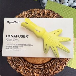 New DevaCurl DevaFuser Universal Diffuser in Bright Yellow